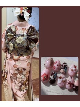 ペントハウス(Penthouse)/成人式【ネイルチップ作成】