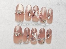クイックスカルプ 新宿店(Quick Sukarupu)/華やかなワンホンネイル4980円