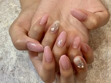 ガーデン ヘア&エステ&ネイル Garden/ストーン埋め尽くしネイル