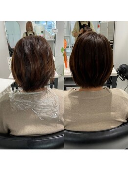 シュール センター南(SURREAL)/ヘッドスパ後のビフォーアフター