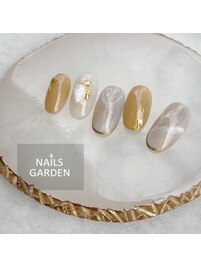 イエローニュアンスネイル