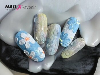 ネイリックス アヴェニール(NAILX avenir)/質感レトロフラワー