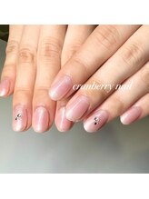 クランベリーネイル 代官山 恵比寿(cranberry nail)/チークネイル