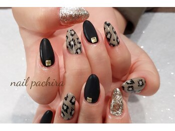 ネイルパキラ(nail pachira)/レオパード×マットコート