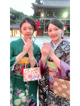 チヒロネイル/成人式ネイル