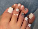 【Foot】埋め尽くしネイル