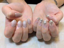 【ハンド】アシンメトリーネイル