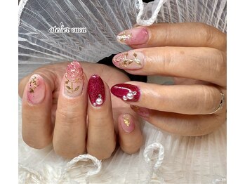 アトリエ クク(atelier cucu)/バラネイルデザイン