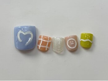 ネイルメゾン 天神店(NAIL MAISON)/ぷっくりアート個性派¥8500