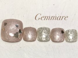 マグネットキラキラハートネイル