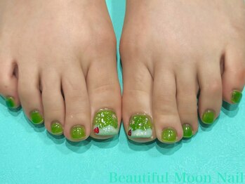 メロンソーダネイル