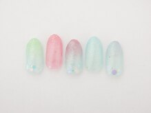 アムルーズ(Amoureuse)/キラキラグラデーションネイル♪