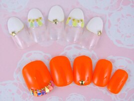 ハンド＆フットお揃いネイル