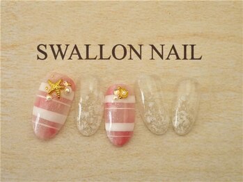 スワロンネイル(SWALLON NAIL)/7.8月定額ネイル