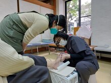 爪切り屋 足楽/高齢者施設への出張爪切り実習