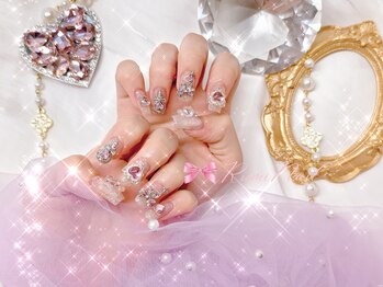 ワンホンネイル 新宿(Rumi Nail)/パーツ付け放題/埋め尽くし/韓国