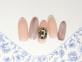 ネイルライフ(NailLife)/上品マグネットビジューパーツ