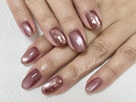 バレンタインネイル