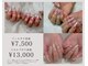 ラピス 新宿東口店(Lapis)の写真/人気パーツ多数ご用意!スピ-ディ-&丁寧な施術でどんなデザインにも◎[パラジェル/フットネイル/マグネット]