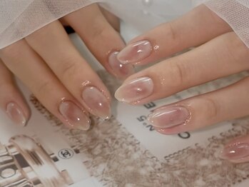 【miuネイル】モモネイル