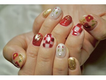 わたしのネイルとよもぎ蒸し/