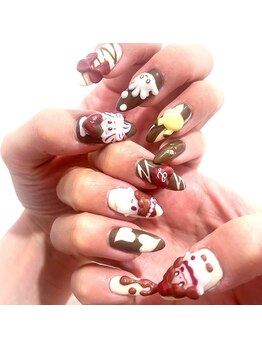 ネイルコレクション ピンク(Nail Collection Pink)/キャラ3D：マホイップ★ポケモン