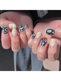 グリーン/ホワイト