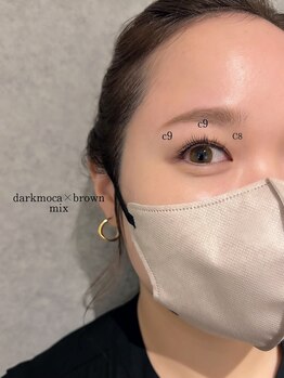 ペグ 新丸子(peg)/ダークモカ×ブラウン　mix 