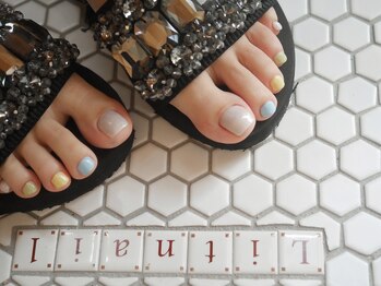 リットネイル(Lit nail)/one color×foot