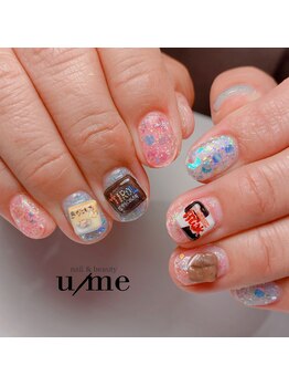 ユーミー(u/me)/お菓子の３Dアートネイル♪