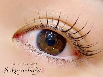 サクラブロウ 青森店(Sakura-blow)の写真/【プレミアムまつげパーマ¥3300/上下まつげパーマ¥5500】瞳に光を取り込み目を大きく・顔を小さく見せる♪