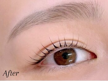 ミーナ 大財店(mina)/アイブロウWAX＋まつ毛パーマ上