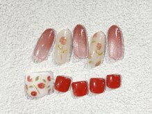 ルナウーナ 谷塚店(LUNAUNA)/春のハンドフットお揃いセット