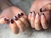 クリーク(CREEK)の雰囲気（深爪さんも即日綺麗☆カラー、ビジューやパーツも豊富な品揃え☆）