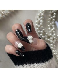 ドットネイル/バラ