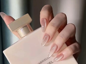 Best Nail 銀座店【ワンホンネイル・スカルプ・パラジェル・上品ジェルネイル】/水光ちゅるんちゅるんマグネット