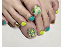 カイヤナイト(Nail Salon Kyanite)の雰囲気（ぷっくりフラワー！！フットバス/丁寧ケア込み＋親指2本コース♪）