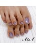 ≪2回目以降の方≫ FOOT全ラメ≪¥7700≫