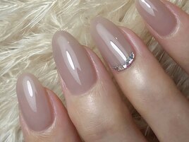 【透け感】シックなグレージュ