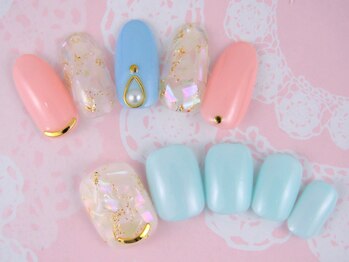 リアン(lien)/ハンド&フットお揃いネイル