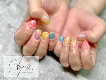 アグア 高円寺(Agua.)/ヤシの木Summerシール♪