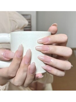 クイーンズビューティーサロン 新宿本店(Queen's beauty salon)/チップ長さ出し10本+ワンカラー