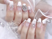 ル ミリィ(le milre)/ツイードピンクネイル★