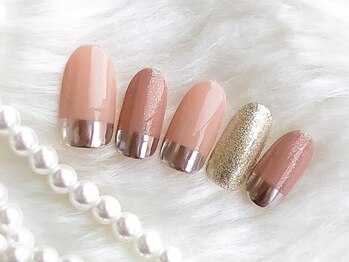 チュリップ(Tulipe)/ミラーフレンチネイル☆