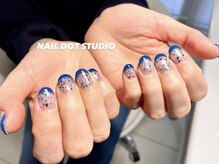 ネイルドットスタジオ 堺筋本町(NAIL DOT STUDIO)/ベースありフレンチ