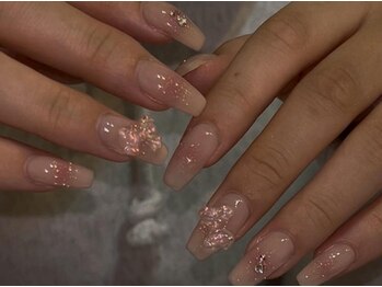 アイネイルズ 梅田店(I nails)/Meikoちゅるんチークリボン