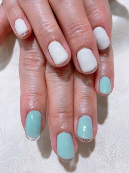 クリアフレンチネイル