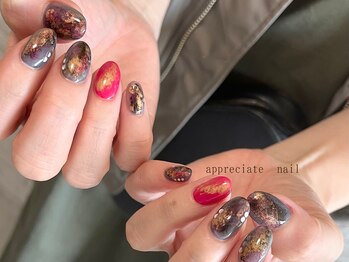 アプリシーエイトネイル(appreciate nail)/【定額】サンプルデザイン♪