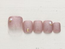ネイルミックス 鹿児島高麗町店(Nail Mix)/グラデ×ストーンアート　4990円