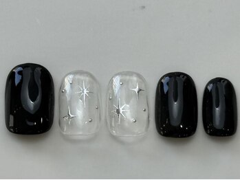 メンズブラックキラキラ¥5550